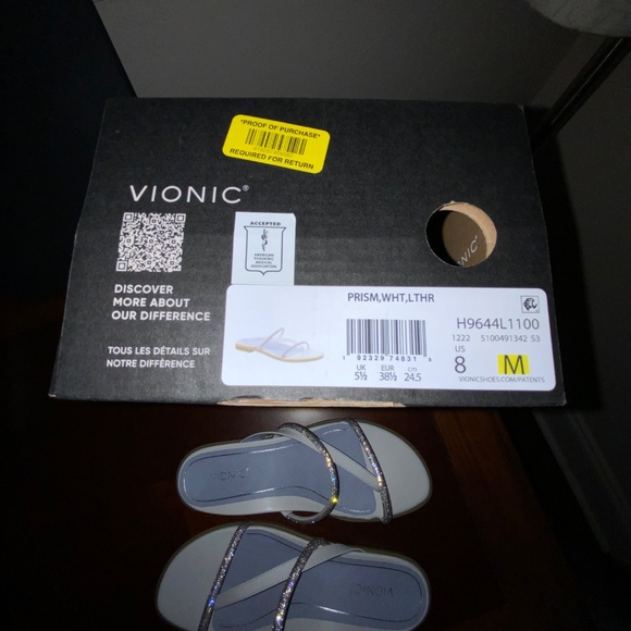 VIONIC WHITE PRISM Thong Sandals - SZ 8 - Picture 2 of 9